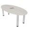 Skutchi Designs 33.5 in W, 69.5 in L, 29 in H, Engineered Wood Top, Ivory H-OVL-3470-PT-EL-26 - alternate 1